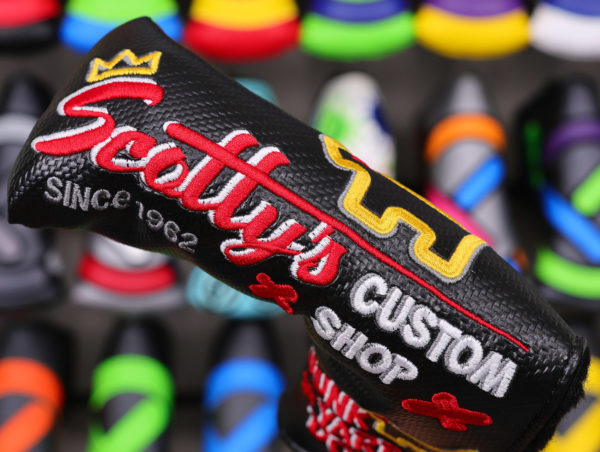 scotty cameron black custom shop junk yard dog since 1962 blade headcover