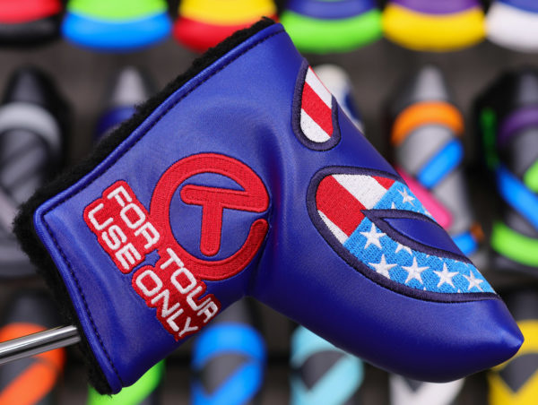 scotty cameron tour only blue usa industrial circle t mid mallet putter headcover