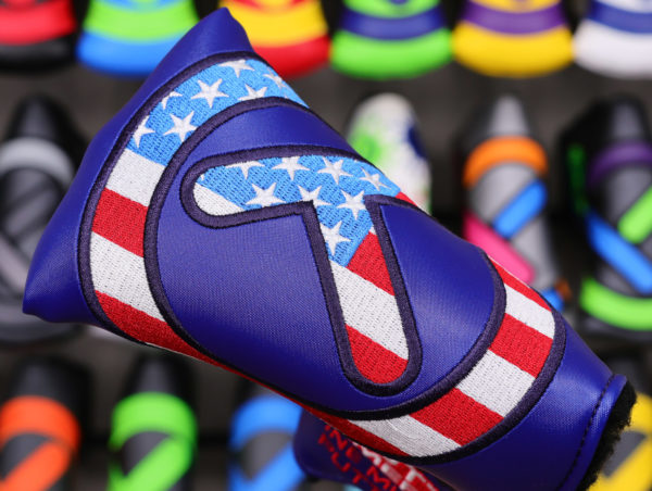 scotty cameron tour only blue usa industrial circle t mid mallet putter headcover