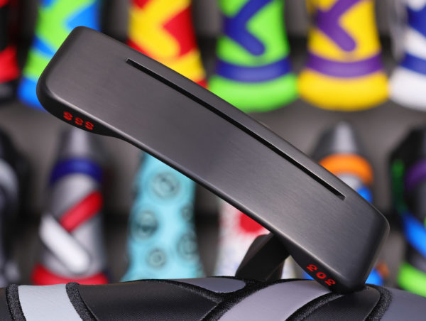 scotty cameron tour only black sss handstamped newport beach circle t putter with top line golf club