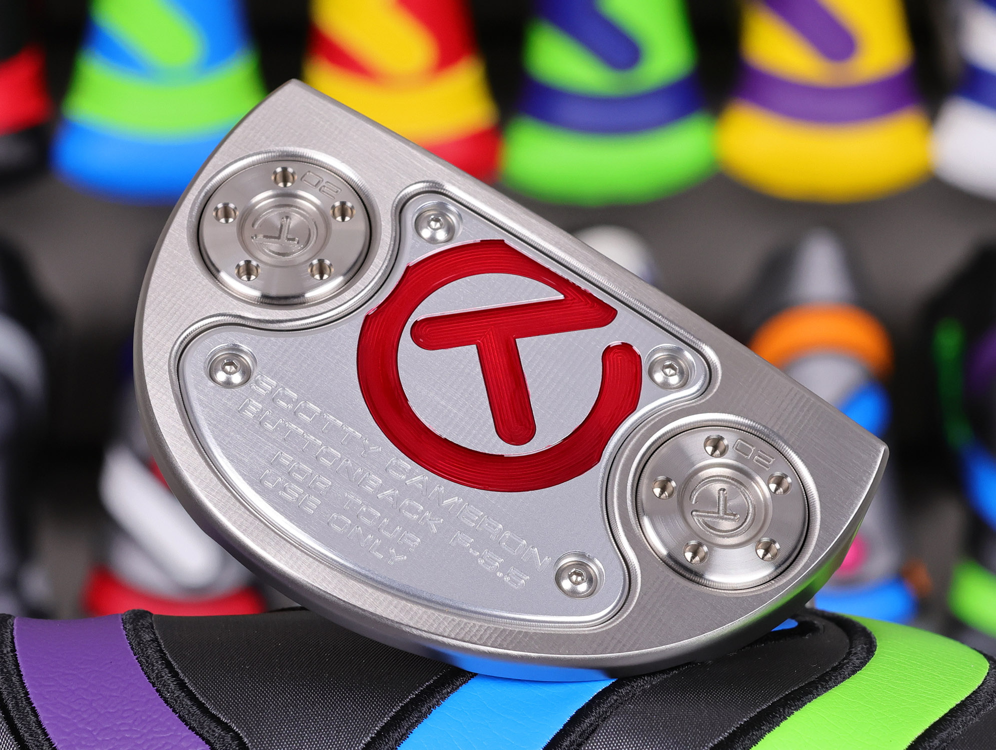 scotty cameron tour only buttonback flowback f 5.5 teryllium insert circle t 360g putter golf club
