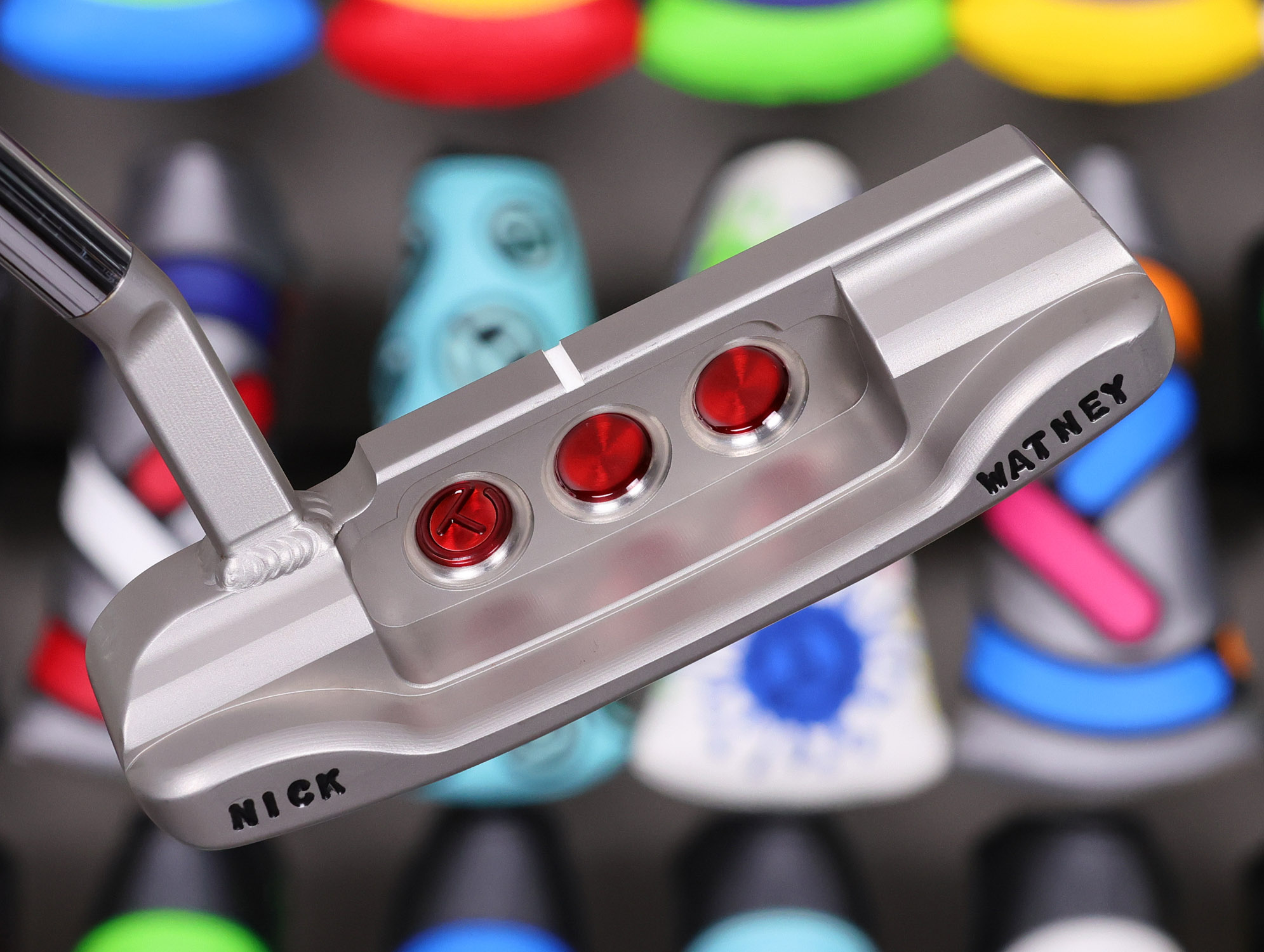 scotty cameron tour only sss masterful tour rat circle t 360g putter with welded flojet neck made for pga tour player nick watney golf club