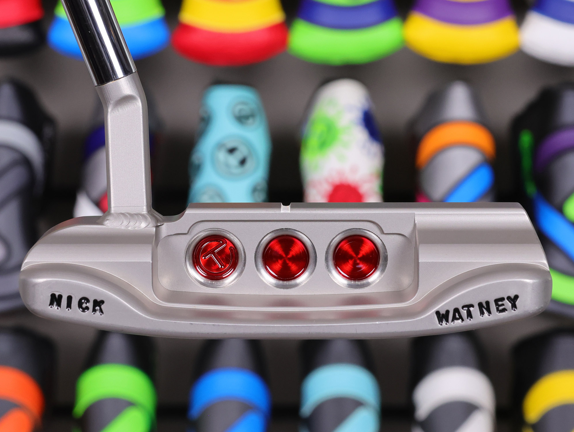 scotty cameron tour only sss masterful tour rat circle t 360g putter with welded flojet neck made for pga tour player nick watney golf club