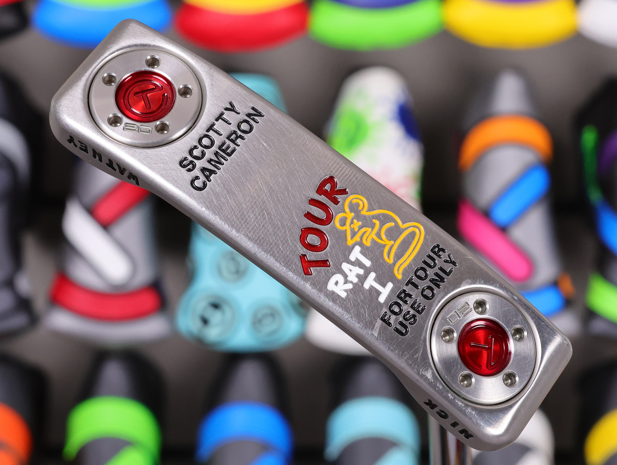 scotty cameron tour only sss masterful tour rat circle t 360g putter with welded flojet neck made for pga tour player nick watney golf club