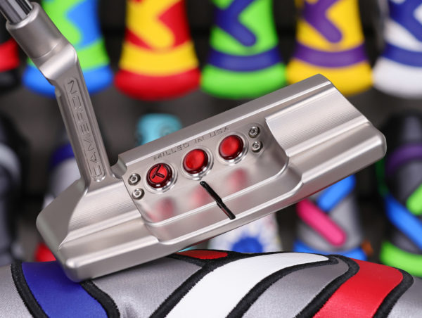 scotty cameron tour only newport 2 plus studio style circle t putter with carbon steel chain link milled insert golf club