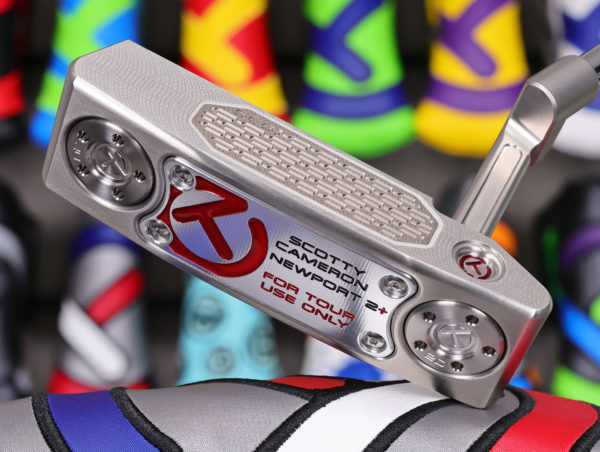 scotty cameron tour only newport 2 plus studio style circle t putter with carbon steel chain link milled insert golf club