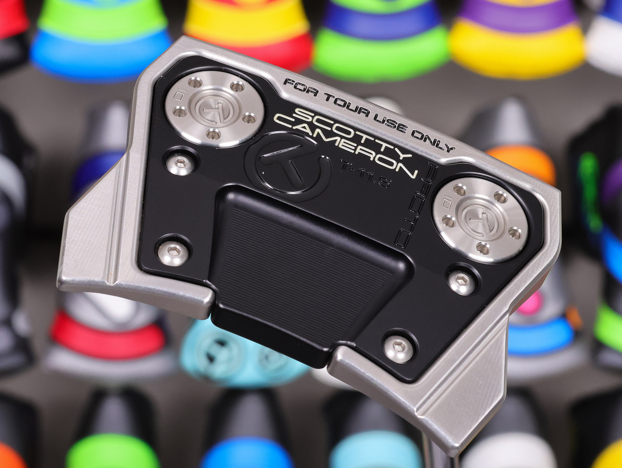 scotty cameron tour only sss phantom x t11 circle t 360g putter with welded sss plumber neck and top line golf club