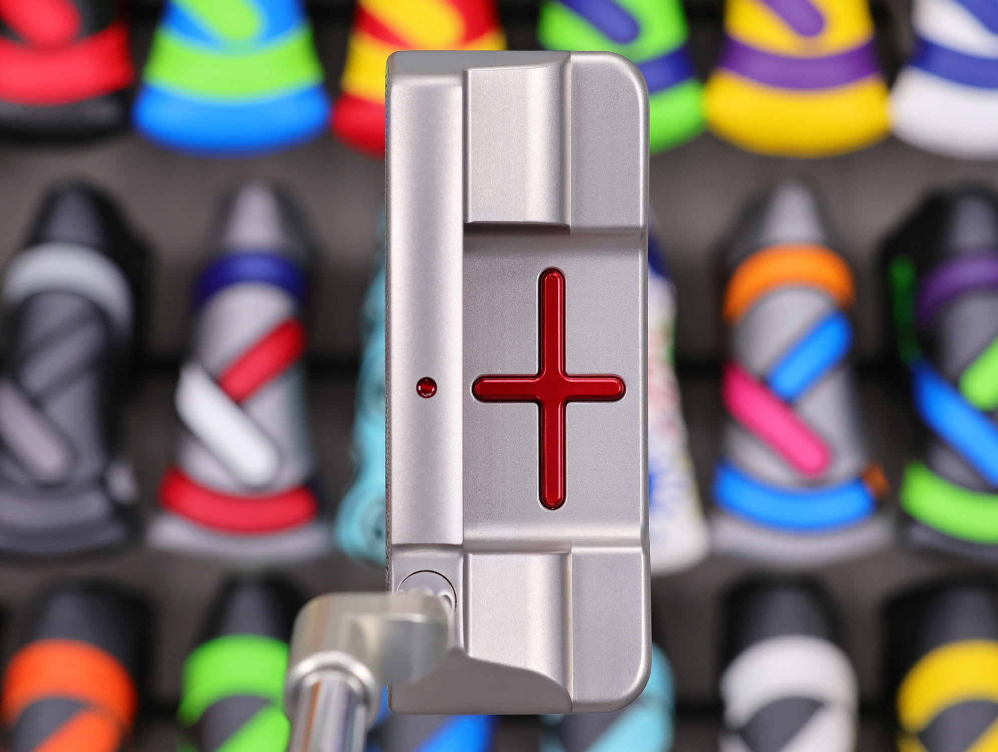 scotty cameron tour only sss deep milled squareback plus knucklehead circle t putter with sight dot golf club