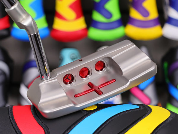 scotty cameron tour only sss deep milled squareback plus knucklehead circle t putter with sight dot golf club